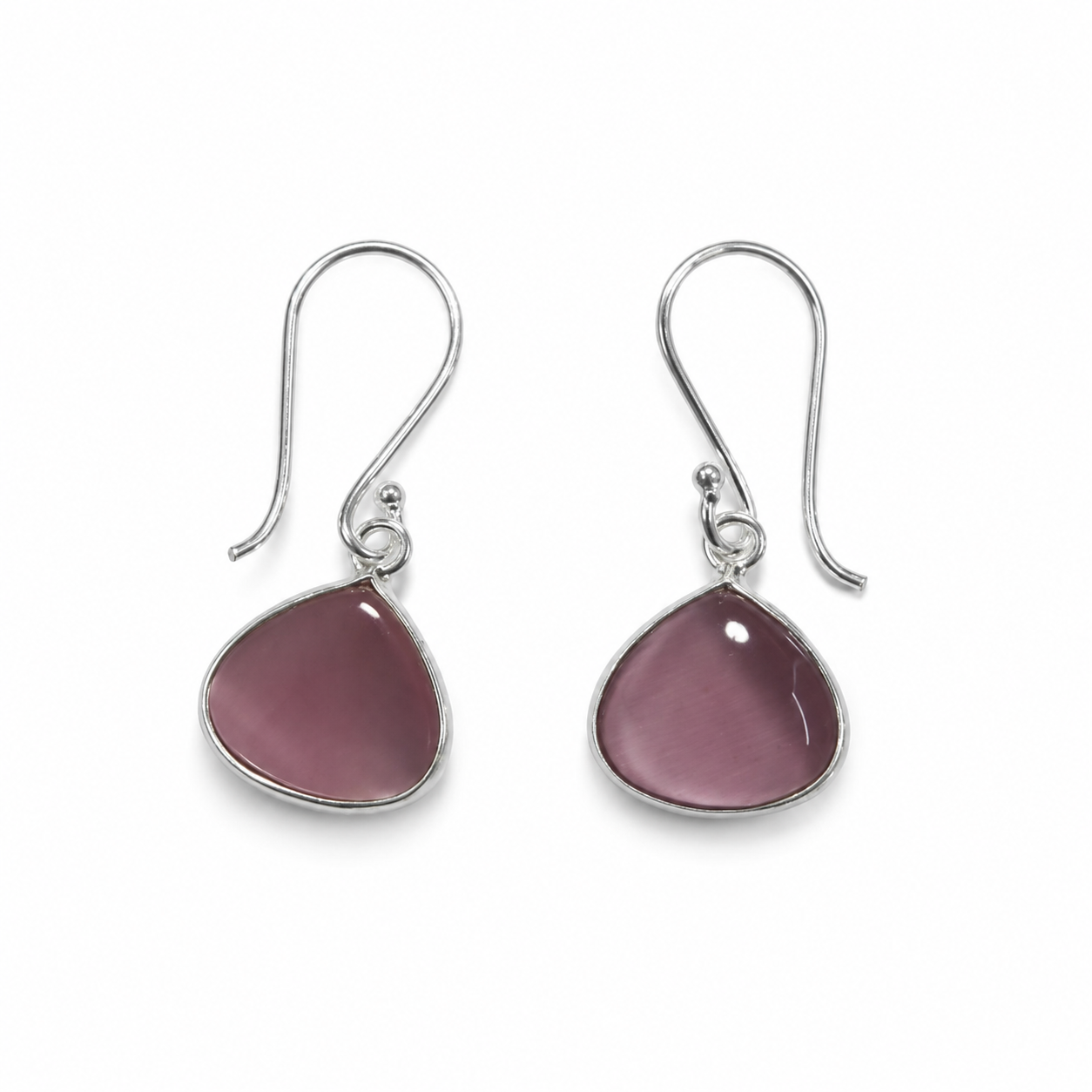 Rose Pink Drop Earrings